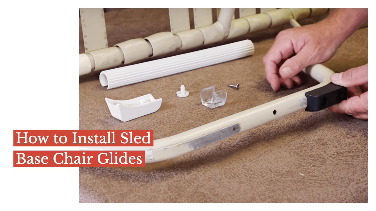 How to Install Sled Base Chair Glides Sunniland Patio Patio