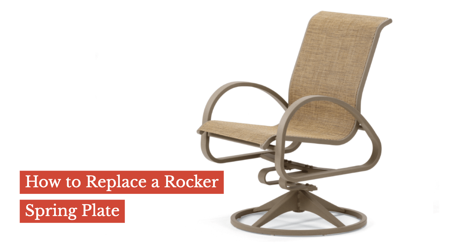 Patio chair rocker spring plate deals
