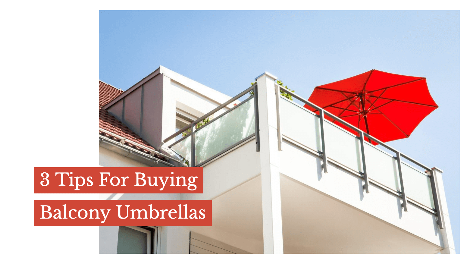 Balcony sun umbrella deals