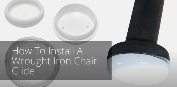 How to Measure & Install a Wrought Iron Chair Glide