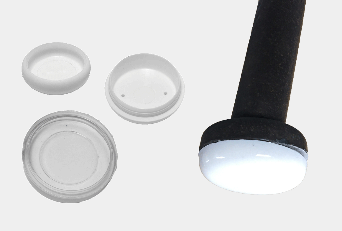 Wrought iron feet glides deals