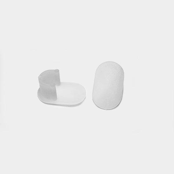 1-1/4" x 3/4" Oval Sling Insert | White | Item 30-301 chair-end-caps-oval-sling-insert-white Caps, Glides & Inserts Sunniland Patio Parts end-caps-39-white.jpg