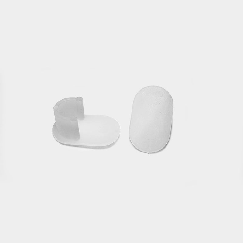 1-1/4" x 3/4" Oval Sling Insert | White | Item 30-301 chair-end-caps-oval-sling-insert-white Caps, Glides & Inserts Sunniland Patio Parts end-caps-39-white.jpg