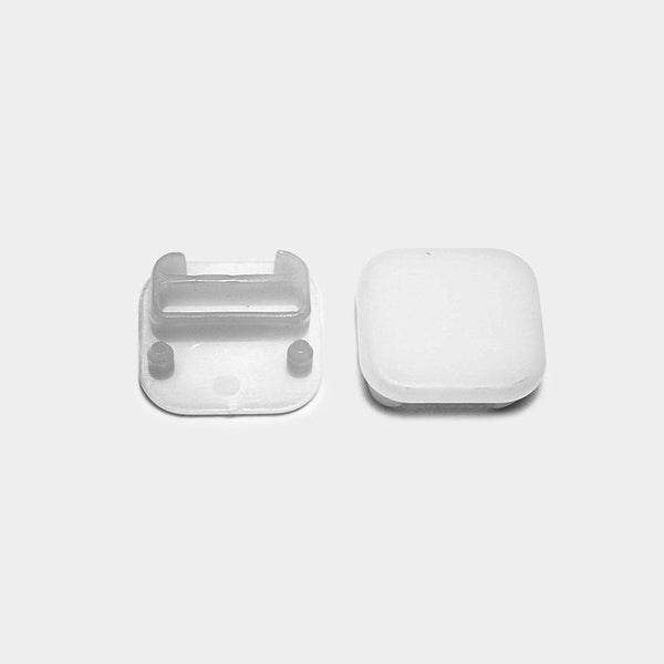 1-1/8" x 1-1/8" Square Sling Insert | White | Item 30-314 furniture-end-caps-sling-inserts-30-303 Caps, Glides & Inserts Sunniland Patio Parts end-caps-46-white.jpg