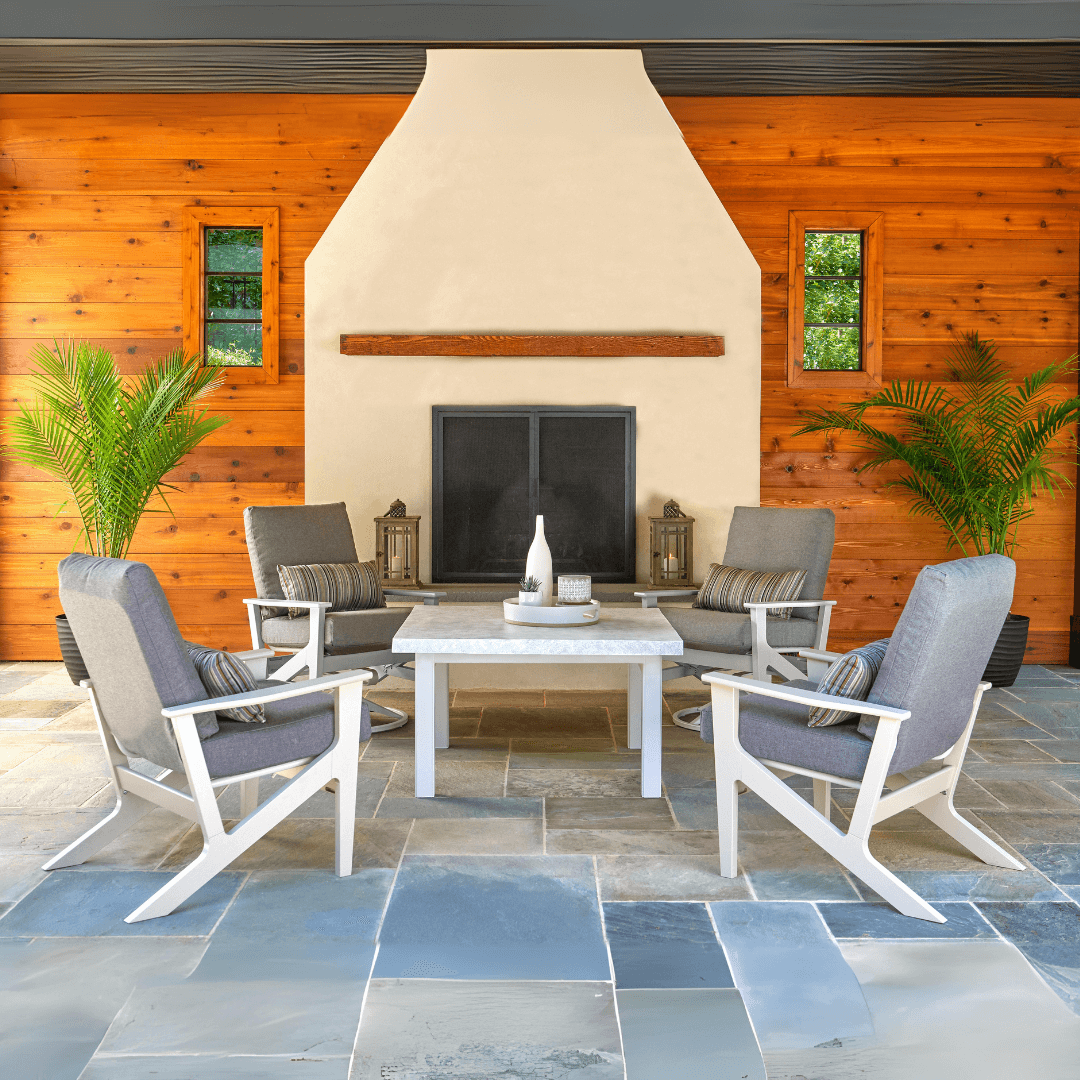 Telescope Casual Wexler Cushion Marine Grade Polymer Frame Lounge Set