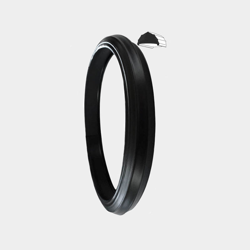 7" Black Vinyl Tire (Set of 2) Fits 7" O. D. Rim Item 07207