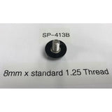 8MM x 1.25 Thread Stainless Steel Stud Adjustable Glide | Black | Item 30-413B 8mm-x-1-25-thread-stainless-steel-stud-adjustable-glide-black-item-30-413b Caps, Glides & Inserts Sunniland Patio Parts 225.jpg