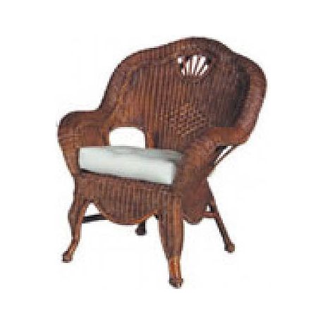 D-Shape Wicker Seat Cushion | Item#: C-81 replacement-cushions-patio-furniture-c-81 Universal Cushions Universal C-81.jpg