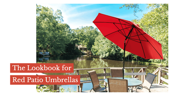The Lookbook for Red Patio Umbrellas