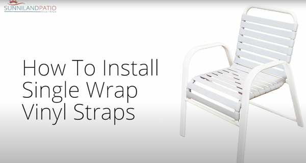 How To Install A Single Wrap Vinyl Strap