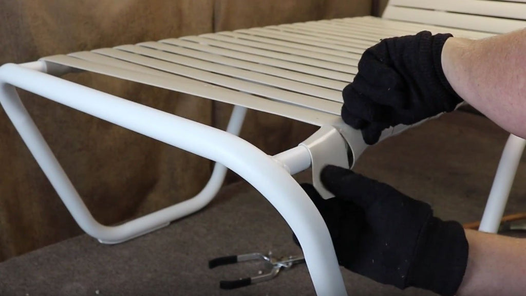 Outdoor Furniture Repair: How to Fix a Vinyl Strap on a Lounge