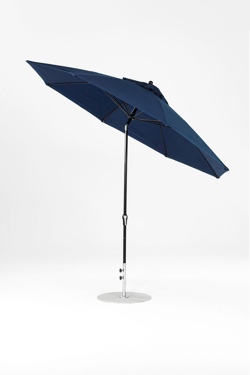 11 Ft Octagonal Frankford Patio Umbrella | Crank Auto-Tilt Mechanism copy-of-11-ft-octagonal-frankford-patio-umbrella-crank-auto-tilt-matte-silver-frame Frankford Umbrellas Frankford 1-BKOnyx-NavyBlue_e1975ece-ea53-430f-95b5-aca1cfcedf1b.jpg