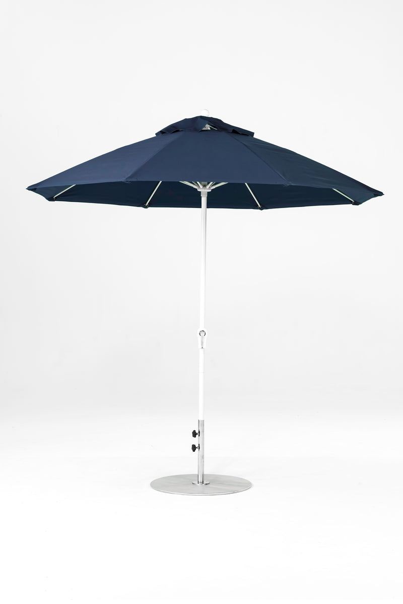 9 Ft Octagonal Frankford Patio Umbrella | Crank Lift Mechanism copy-of-9-ft-octagonal-frankford-patio-umbrella-crank-lift-matte-silver-frame-1 Frankford Umbrellas Frankford 1-WHAlpineWhite-NavyBlue_8ca9712c-5387-4a44-998f-06a117e17bfd.jpg