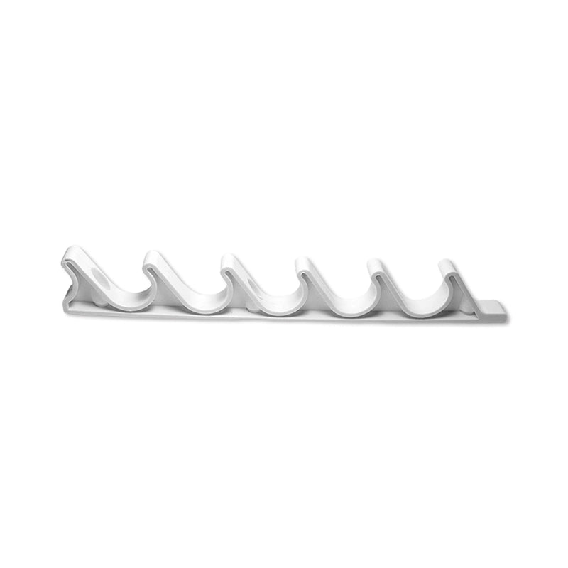 10 1/2" Long x 5/8" Wide 6 Position White Bracket bracket-outdoor-patio-part-30-908 Miscellaneous Repair Parts Sunniland Patio Parts 10-1-2_-Long-x-5-8_-Wide-6-Position-White-Bracket.jpg