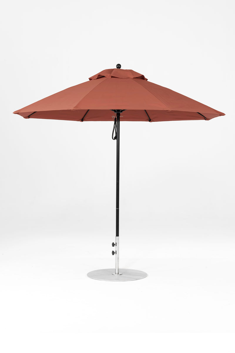 9 Ft Octagonal Frankford Patio Umbrella | Pulley Lift Mechanism 9-ft-octagonal-frankford-patio-umbrella-pulley-lift-mechanism Frankford Umbrellas Frankford 10-BKOnyx-Terracotta_3ae0fd5e-0e2e-4f82-be36-19bd473dff49.jpg