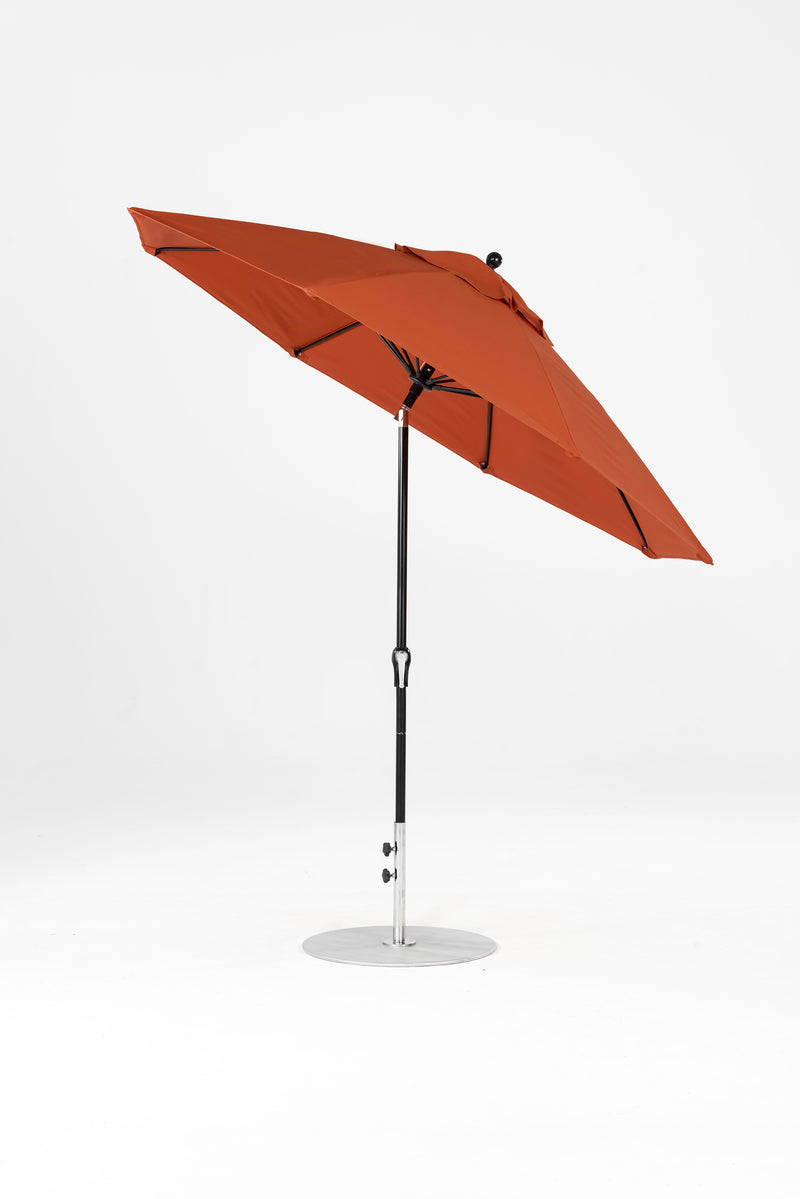 9 Ft Octagonal Frankford Patio Umbrella | Crank Auto-Tilt Mechanism copy-of-9-ft-octagonal-frankford-patio-umbrella-crank-auto-tilt-matte-silver-frame Frankford Umbrellas Frankford 10-BKOnyx-Terracotta_409601ee-9656-4083-8ba3-4ed04551eba4.jpg