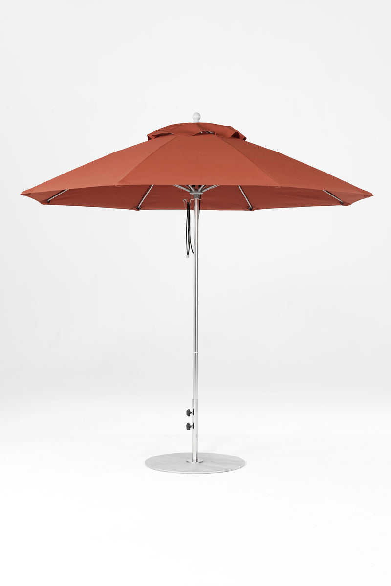 9 Ft Octagonal Frankford Patio Umbrella | Pulley Lift Mechanism 9-ft-octagonal-frankford-patio-umbrella-pulley-lift-mechanism Frankford Umbrellas Frankford 10-SRPlatinum-Terracotta_50fda960-9162-492d-bcc0-529533ec1b7a.jpg