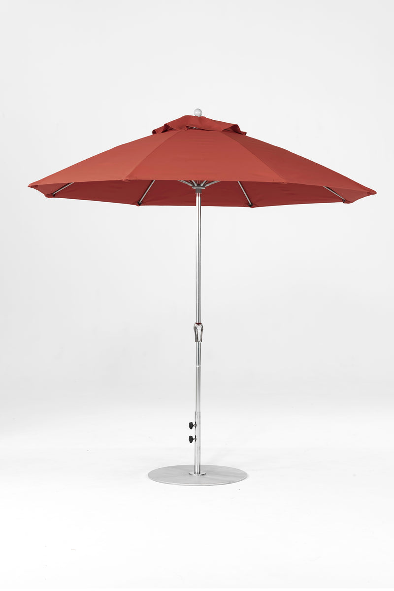 9 Ft Octagonal Frankford Patio Umbrella | Crank Lift Mechanism copy-of-9-ft-octagonal-frankford-patio-umbrella-crank-lift-matte-silver-frame-1 Frankford Umbrellas Frankford 10-SRPlatinum-Terracotta_640997bd-87e9-4f42-9c95-37bd1f33d7e3.jpg
