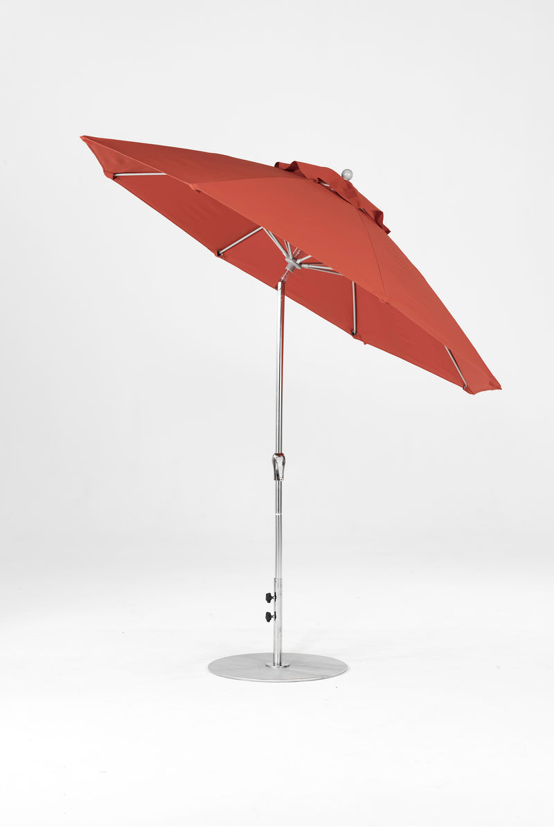 9 Ft Octagonal Frankford Patio Umbrella | Crank Auto-Tilt Mechanism copy-of-9-ft-octagonal-frankford-patio-umbrella-crank-auto-tilt-matte-silver-frame Frankford Umbrellas Frankford 10-SRPlatinum-Terracotta_e44e29ac-f068-46d9-aa1a-e6fc0c99368a.jpg