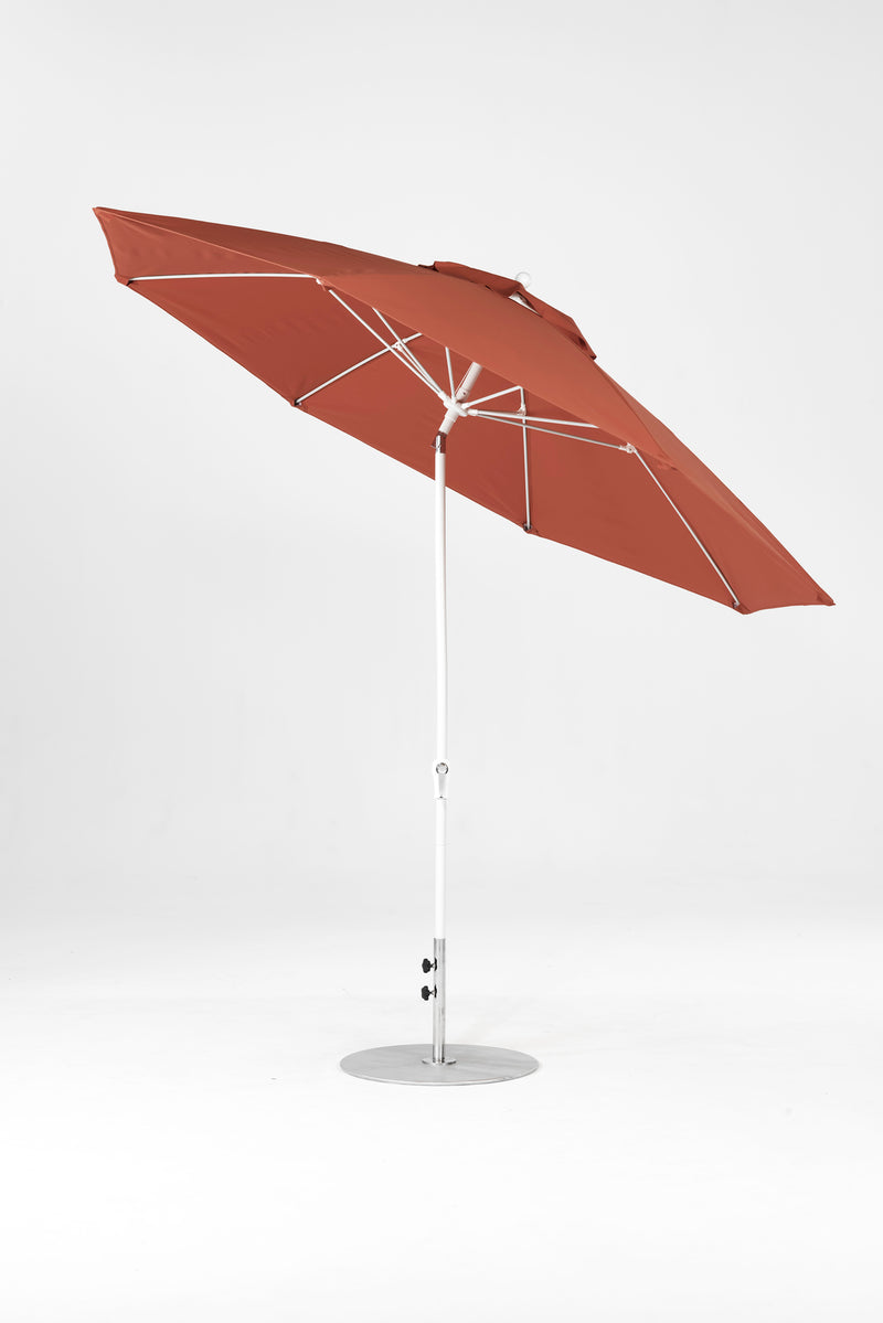 11 Ft Octagonal Frankford Patio Umbrella | Crank Auto-Tilt Mechanism copy-of-11-ft-octagonal-frankford-patio-umbrella-crank-auto-tilt-matte-silver-frame Frankford Umbrellas Frankford 10-WHAlpineWhite-Terracotta_5b3e77ce-952f-4f0f-a1ca-9ed242b6b87d.jpg