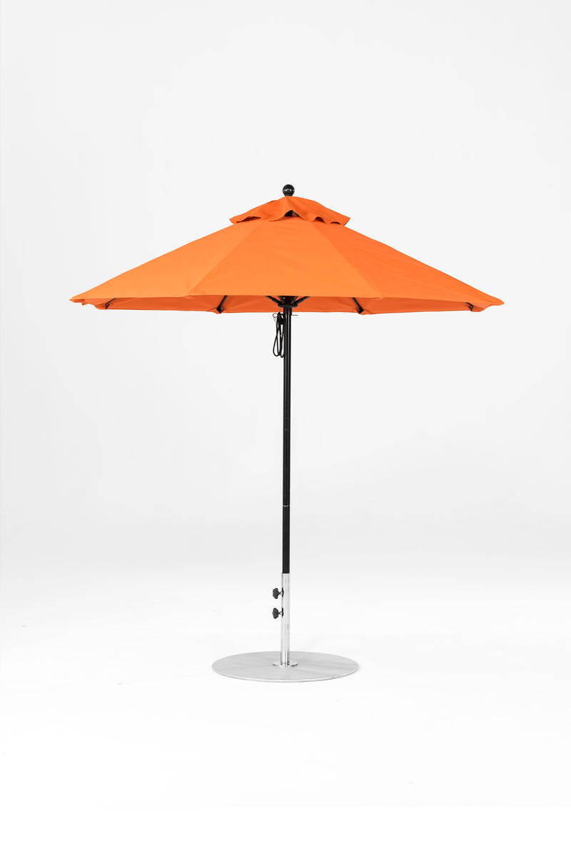 7.5 Ft Octagonal Frankford Patio Umbrella | Pulley Lift Mechanism 7-5-ft-octagonal-frankford-patio-umbrella-pulley-lift-mechanism Frankford Umbrellas Frankford 11-BKOnyx-Orange_0bd87e1a-1c84-4e24-bce7-da51afa11df1.jpg
