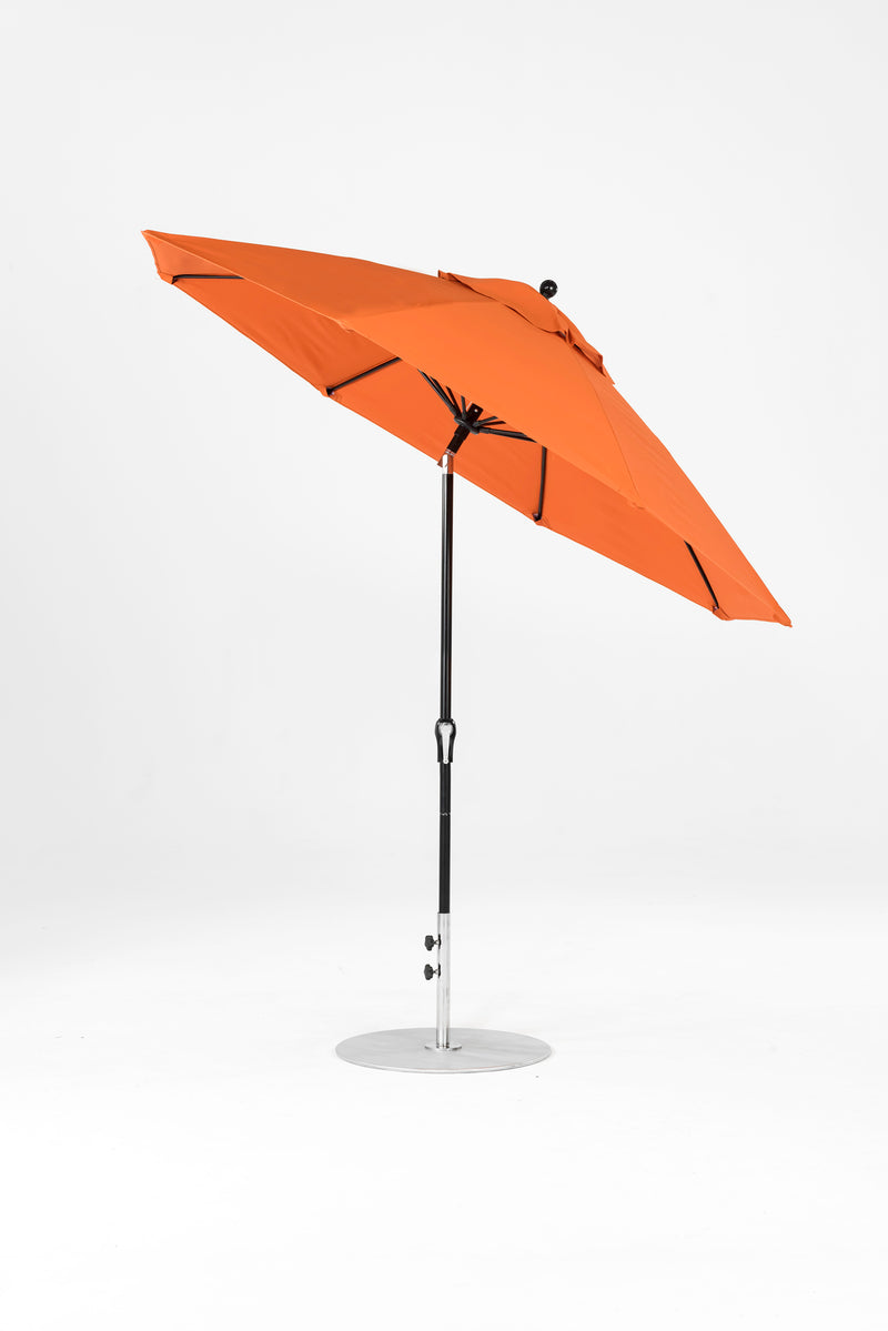 9 Ft Octagonal Frankford Patio Umbrella | Crank Auto-Tilt Mechanism copy-of-9-ft-octagonal-frankford-patio-umbrella-crank-auto-tilt-matte-silver-frame Frankford Umbrellas Frankford 11-BKOnyx-Orange_1c8254ef-297f-4830-a337-6eb76596cd98.jpg