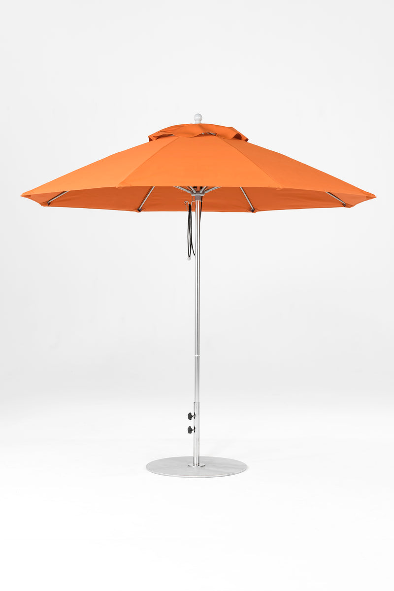 9 Ft Octagonal Frankford Patio Umbrella | Pulley Lift Mechanism 9-ft-octagonal-frankford-patio-umbrella-pulley-lift-mechanism Frankford Umbrellas Frankford 11-SRPlatinum-Orange_0aeb8df1-0f8f-47b0-9084-74eec77c157f.jpg