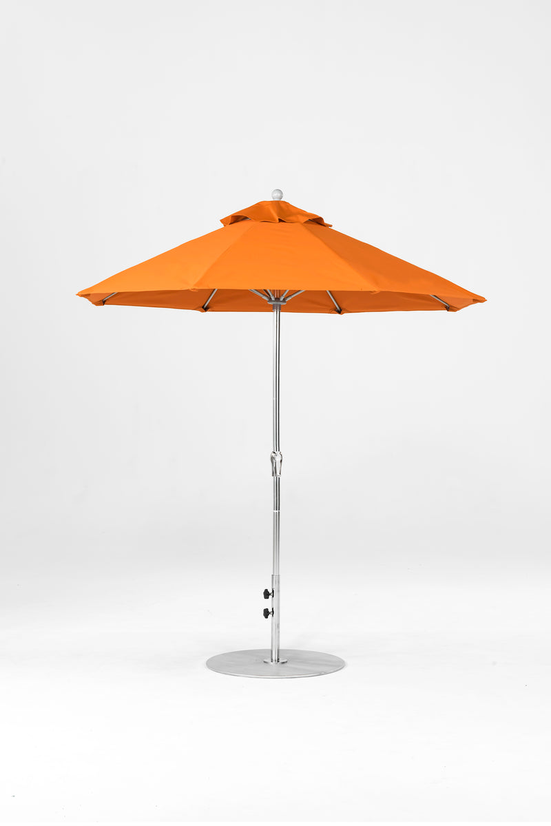 7.5 Ft Octagonal Frankford Patio Umbrella | Crank Lift Mechanism 7-5-ft-octagonal-frankford-patio-umbrella-crank-lift-mechanism Frankford Umbrellas Frankford 11-SRPlatinum-Orange_45b20e81-0f43-4a56-8821-103852fdc5d2.jpg
