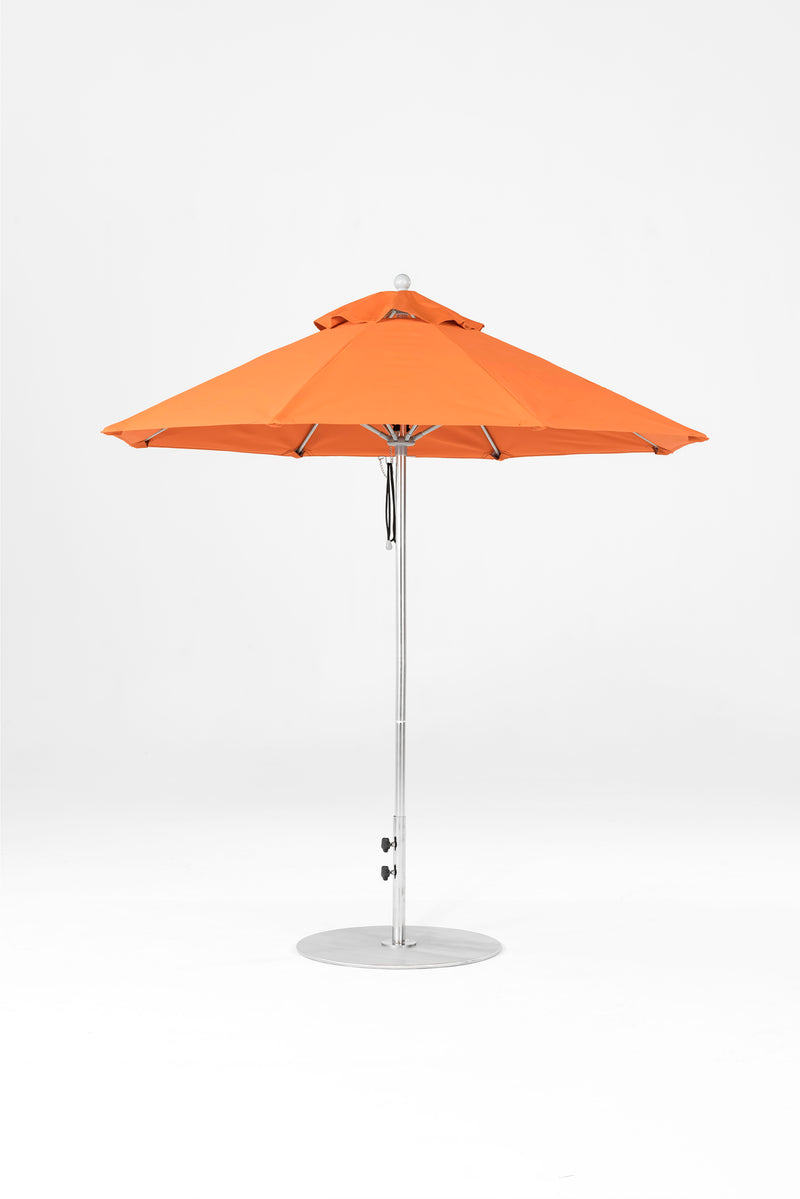 7.5 Ft Octagonal Frankford Patio Umbrella | Pulley Lift Mechanism 7-5-ft-octagonal-frankford-patio-umbrella-pulley-lift-mechanism Frankford Umbrellas Frankford 11-SRPlatinum-Orange.jpg