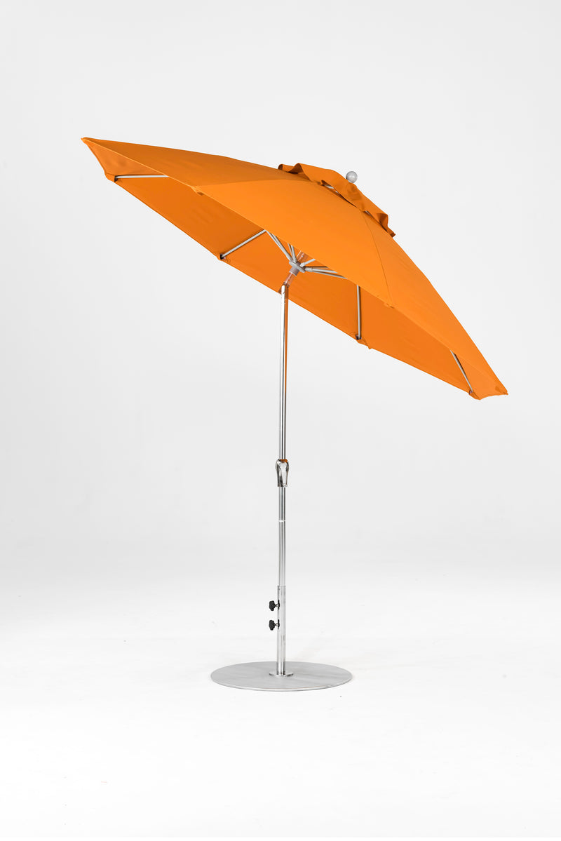 9 Ft Octagonal Frankford Patio Umbrella | Crank Auto-Tilt Mechanism copy-of-9-ft-octagonal-frankford-patio-umbrella-crank-auto-tilt-matte-silver-frame Frankford Umbrellas Frankford 11-SRPlatinum-Orange_9159a43b-850d-45bd-94c6-812ab1e574b2.jpg