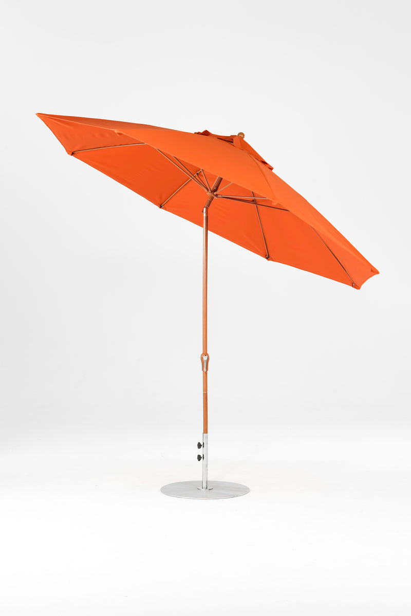 11 Ft Octagonal Frankford Patio Umbrella | Crank Auto-Tilt Mechanism copy-of-11-ft-octagonal-frankford-patio-umbrella-crank-auto-tilt-matte-silver-frame Frankford Umbrellas Frankford 11-WGGoldenOak-Orange_5c9cbf9c-211f-4a9b-a4df-cd884a0e04c5.jpg