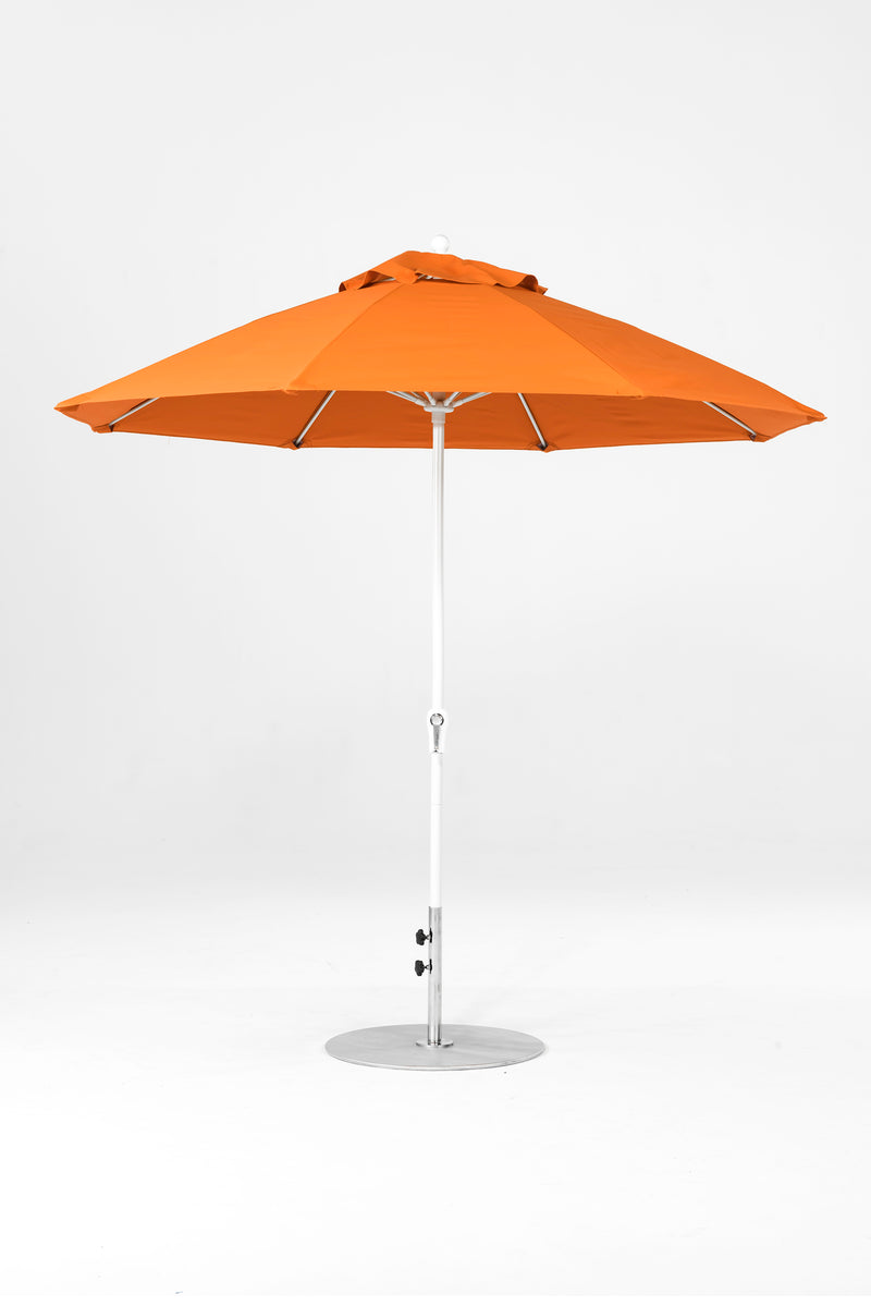 9 Ft Octagonal Frankford Patio Umbrella | Crank Lift Mechanism copy-of-9-ft-octagonal-frankford-patio-umbrella-crank-lift-matte-silver-frame-1 Frankford Umbrellas Frankford 11-WHAlpineWhite-Orange_319d7f2b-5ead-4fa7-a468-751c55bd76b3.jpg