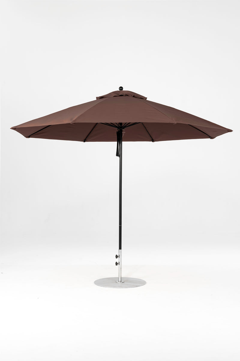 11 Ft Octagonal Frankford Patio Umbrella | Pulley Lift Mechanism copy-of-11-ft-octagonal-frankford-patio-umbrella-pulley-lift-matte-silver-frame Frankford Umbrellas Frankford 13-BKOnyx-Brown_e95b1586-d262-40b2-aac1-53fbabc9790e.jpg