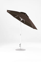 9 Ft Octagonal Frankford Patio Umbrella | Crank Auto-Tilt Mechanism copy-of-9-ft-octagonal-frankford-patio-umbrella-crank-auto-tilt-matte-silver-frame Frankford Umbrellas Frankford 13-WHAlpineWhite-Brown_5293e0c4-46d3-46c6-8f77-c338756ff17f.jpg