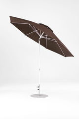 11 Ft Octagonal Frankford Patio Umbrella | Crank Auto-Tilt Mechanism copy-of-11-ft-octagonal-frankford-patio-umbrella-crank-auto-tilt-matte-silver-frame Frankford Umbrellas Frankford 13-WHAlpineWhite-Brown_a78cf9f5-e996-4cd2-ae8e-34f19dfe9f9e.jpg