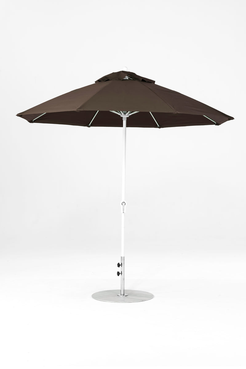 9 Ft Octagonal Frankford Patio Umbrella | Crank Lift Mechanism copy-of-9-ft-octagonal-frankford-patio-umbrella-crank-lift-matte-silver-frame-1 Frankford Umbrellas Frankford 13-WHAlpineWhite-Brown_d2d1c2cb-3c2d-43ea-b60f-03939ab95ff2.jpg