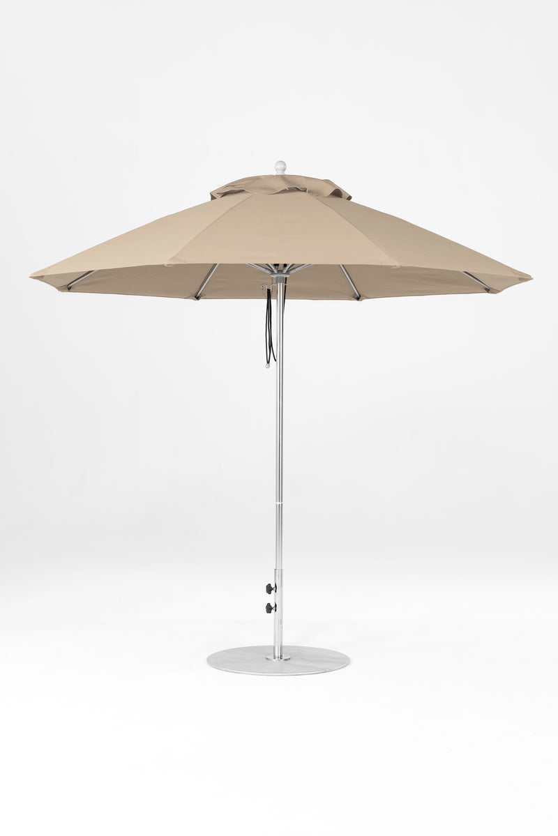 9 Ft Octagonal Frankford Patio Umbrella | Pulley Lift Mechanism 9-ft-octagonal-frankford-patio-umbrella-pulley-lift-mechanism Frankford Umbrellas Frankford 14-SRPlatinum-Toast_3754a272-0385-4254-b011-5882f2b576fe.jpg