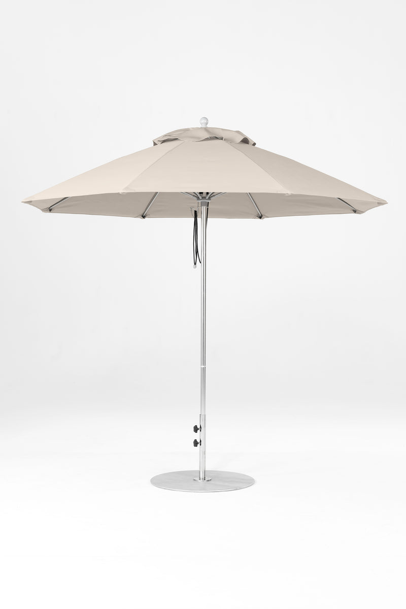 9 Ft Octagonal Frankford Patio Umbrella | Pulley Lift Mechanism 9-ft-octagonal-frankford-patio-umbrella-pulley-lift-mechanism Frankford Umbrellas Frankford 15-SRPlatinum-Linen_8a4d706a-6920-43c2-ae3c-c6a1e0384e06.jpg