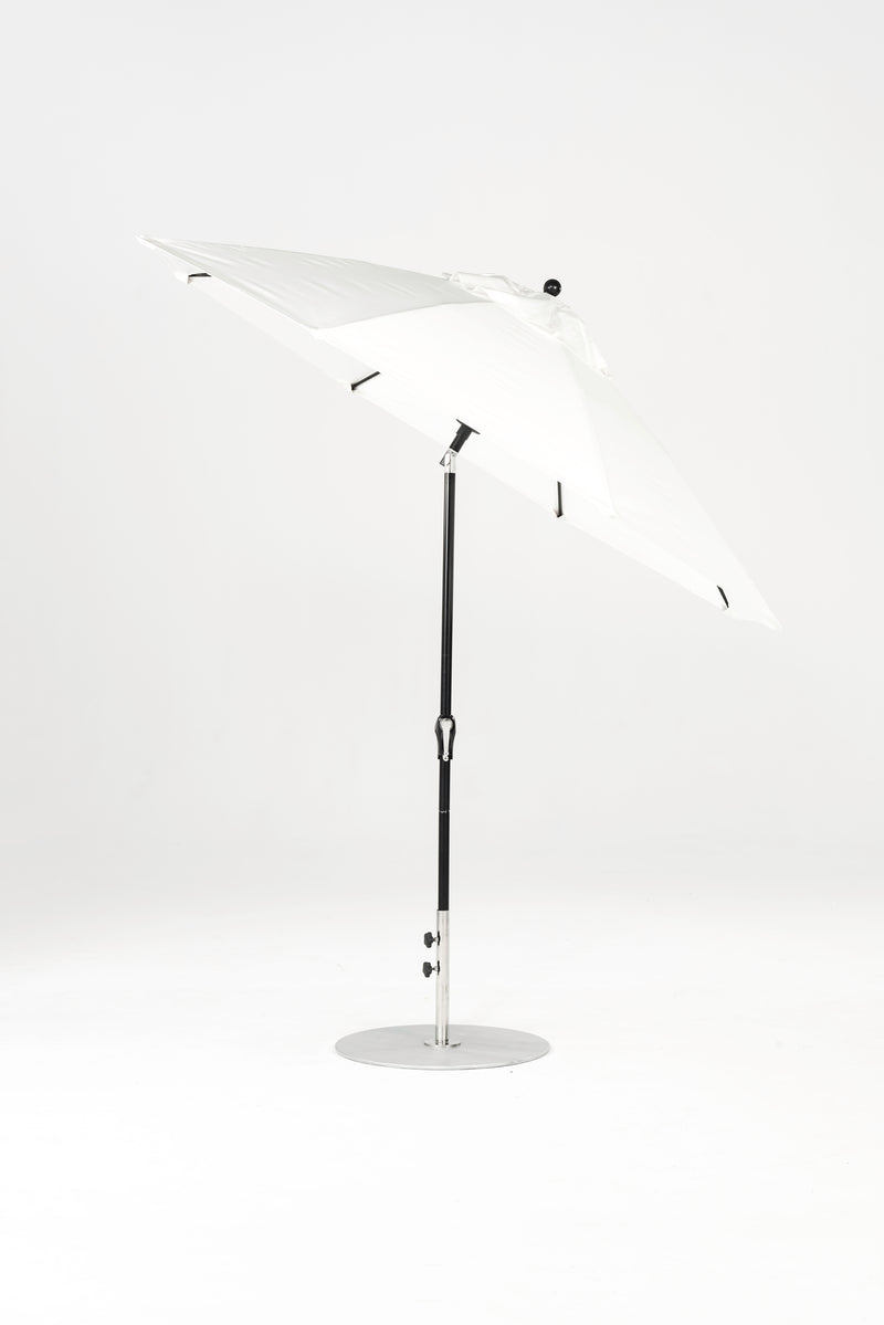 9 Ft Octagonal Frankford Patio Umbrella | Crank Auto-Tilt Mechanism copy-of-9-ft-octagonal-frankford-patio-umbrella-crank-auto-tilt-matte-silver-frame Frankford Umbrellas Frankford 16-BKOnyx-White_93e62250-8622-49b5-8476-22210a067c10.jpg