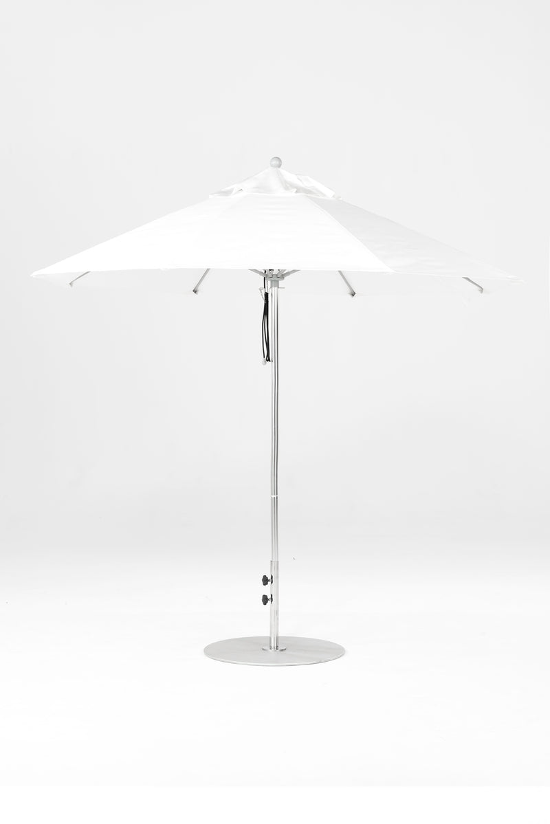 9 Ft Octagonal Frankford Patio Umbrella | Pulley Lift Mechanism 9-ft-octagonal-frankford-patio-umbrella-pulley-lift-mechanism Frankford Umbrellas Frankford 16-SRPlatinum-White_54bd110d-ec07-4d66-bbbb-84551b75e4cb.jpg