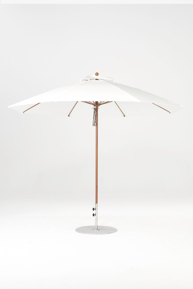 11 Ft Octagonal Frankford Patio Umbrella | Pulley Lift Mechanism copy-of-11-ft-octagonal-frankford-patio-umbrella-pulley-lift-matte-silver-frame Frankford Umbrellas Frankford 16-WGGoldenOak-White_1a173455-9e87-4b38-923d-78831f6b6a68.jpg