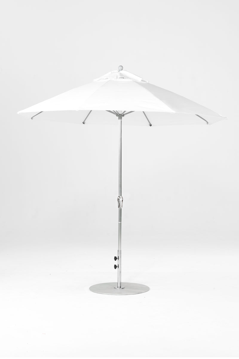 9 Ft Octagonal Frankford Patio Umbrella | Crank Lift Mechanism copy-of-9-ft-octagonal-frankford-patio-umbrella-crank-lift-matte-silver-frame-1 Frankford Umbrellas Frankford 16.MSBrushedSilver-White_3dbeebd4-0c38-455d-9eb5-52b33cc32087.jpg