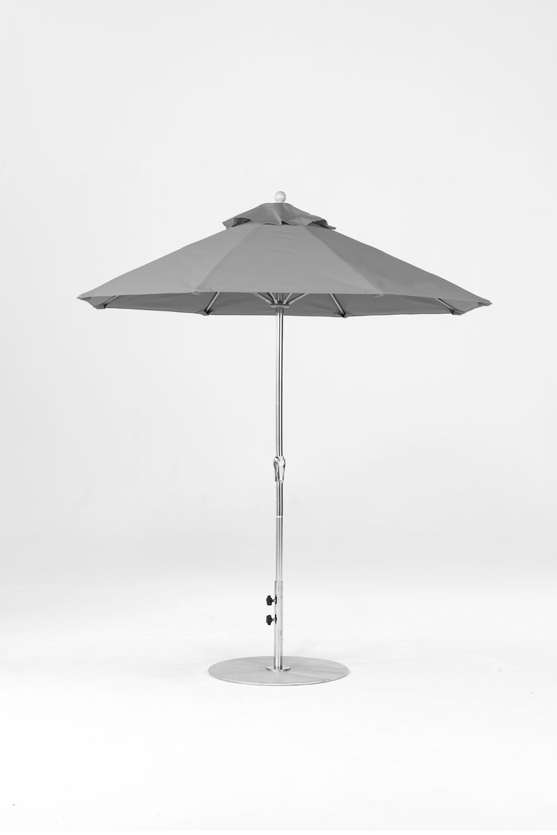 7.5 Ft Octagonal Frankford Patio Umbrella | Crank Lift Mechanism 7-5-ft-octagonal-frankford-patio-umbrella-crank-lift-mechanism Frankford Umbrellas Frankford 17-SRPlatinum-CadetGray_0c9764e2-d2c4-4308-8178-190be0b84462.jpg