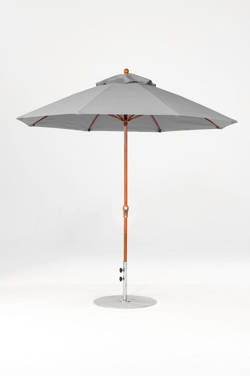 9 Ft Octagonal Frankford Patio Umbrella | Crank Lift Mechanism copy-of-9-ft-octagonal-frankford-patio-umbrella-crank-lift-matte-silver-frame-1 Frankford Umbrellas Frankford 17-WGGoldenOak-CadetGray_01d36966-b14a-4520-9f55-b132d3fb623b.jpg