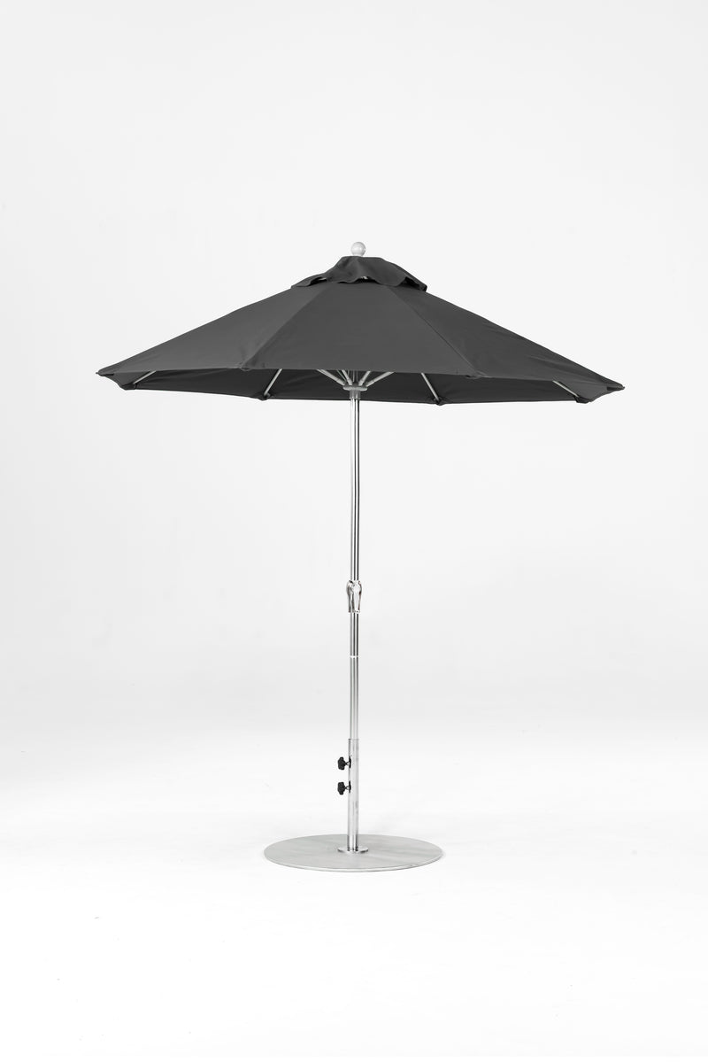 7.5 Ft Octagonal Frankford Patio Umbrella | Crank Lift Mechanism 7-5-ft-octagonal-frankford-patio-umbrella-crank-lift-mechanism Frankford Umbrellas Frankford 18.MSBrushedSilver-Charcoal_c8f281b9-e8b2-42cd-aa85-959d2b197e54.jpg