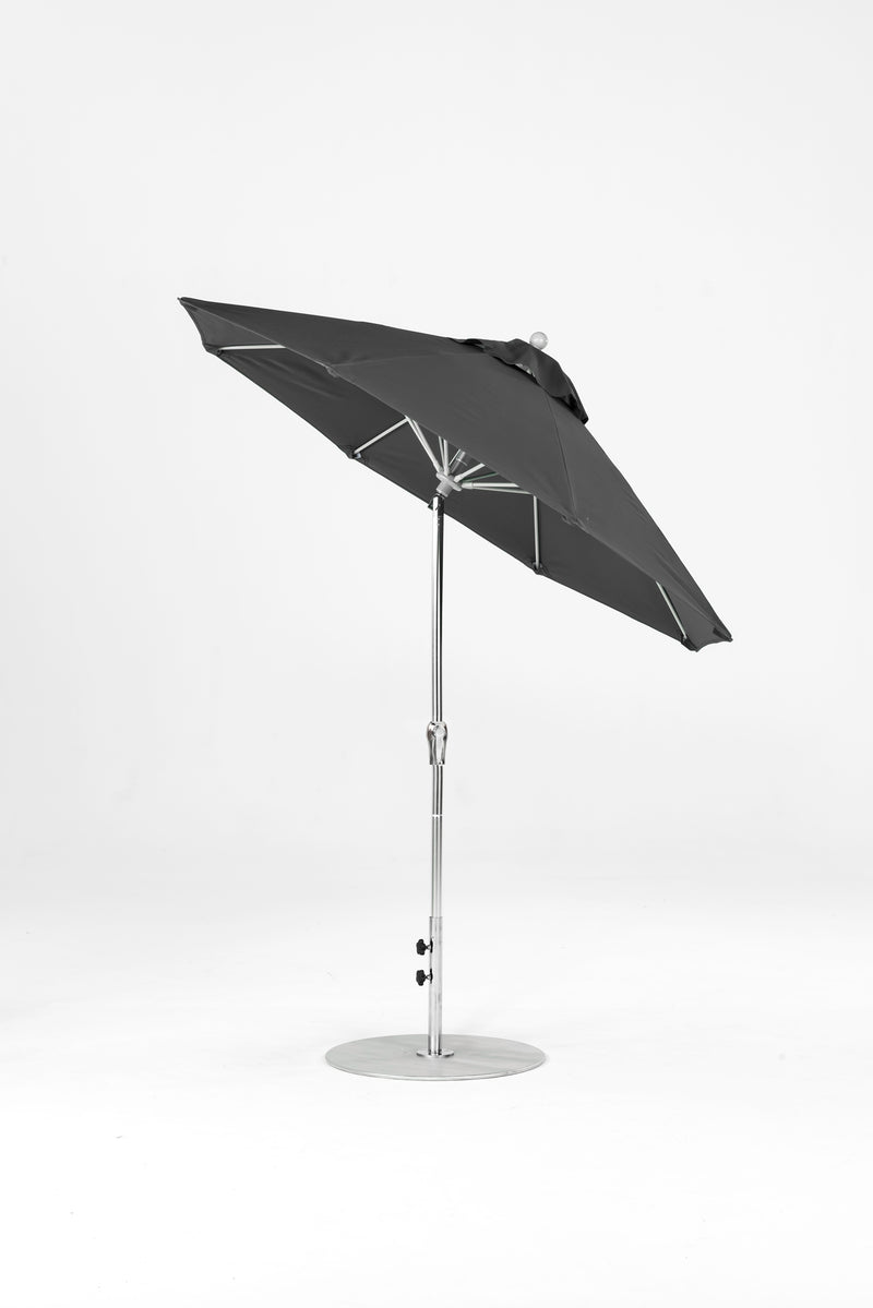 7.5 Ft Octagonal Frankford Patio Umbrella | Crank Auto-Tilt Mechanism copy-of-7-5-ft-octagonal-frankford-patio-umbrella-crank-auto-tilt-mechanism Frankford Umbrellas Frankford 18.MSBrushedSilver-Charcoal_d757b3d6-a40e-4887-9d50-06a7ae52962d.jpg