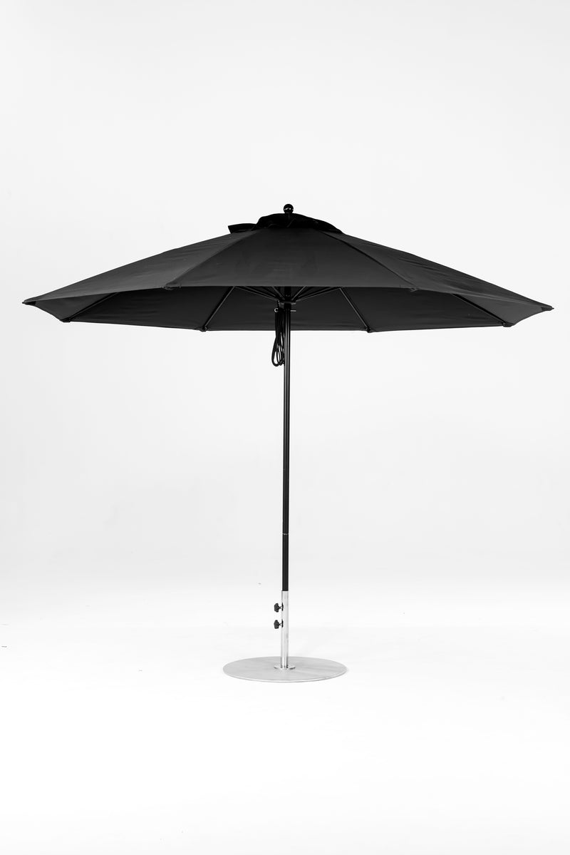 11 Ft Octagonal Frankford Patio Umbrella | Pulley Lift Mechanism copy-of-11-ft-octagonal-frankford-patio-umbrella-pulley-lift-matte-silver-frame Frankford Umbrellas Frankford 19-BKOnyx-Black_40d89141-9b47-4743-bd27-83462296d562.jpg