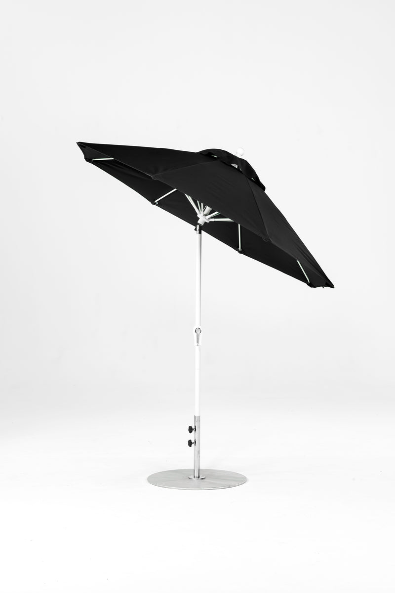 7.5 Ft Octagonal Frankford Patio Umbrella | Crank Auto-Tilt Mechanism copy-of-7-5-ft-octagonal-frankford-patio-umbrella-crank-auto-tilt-mechanism Frankford Umbrellas Frankford 19-WHAlpineWhite-Black_adf56160-69ad-4e25-a9d5-b6673b51f48e.jpg