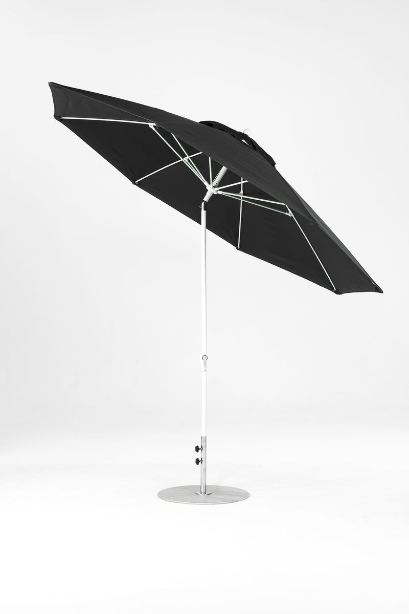 11 Ft Octagonal Frankford Patio Umbrella | Crank Auto-Tilt Mechanism copy-of-11-ft-octagonal-frankford-patio-umbrella-crank-auto-tilt-matte-silver-frame Frankford Umbrellas Frankford 19-WHAlpineWhite-Black_ca38a278-7800-4105-9620-dea2c6316a83.jpg