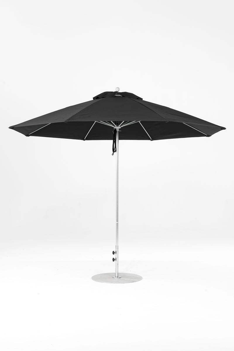 11 Ft Octagonal Frankford Patio Umbrella | Pulley Lift Mechanism copy-of-11-ft-octagonal-frankford-patio-umbrella-pulley-lift-matte-silver-frame Frankford Umbrellas Frankford 19.MSBrushedSilver-Black_1e88d004-2a3d-4c36-af7a-a7feb0c236df.jpg